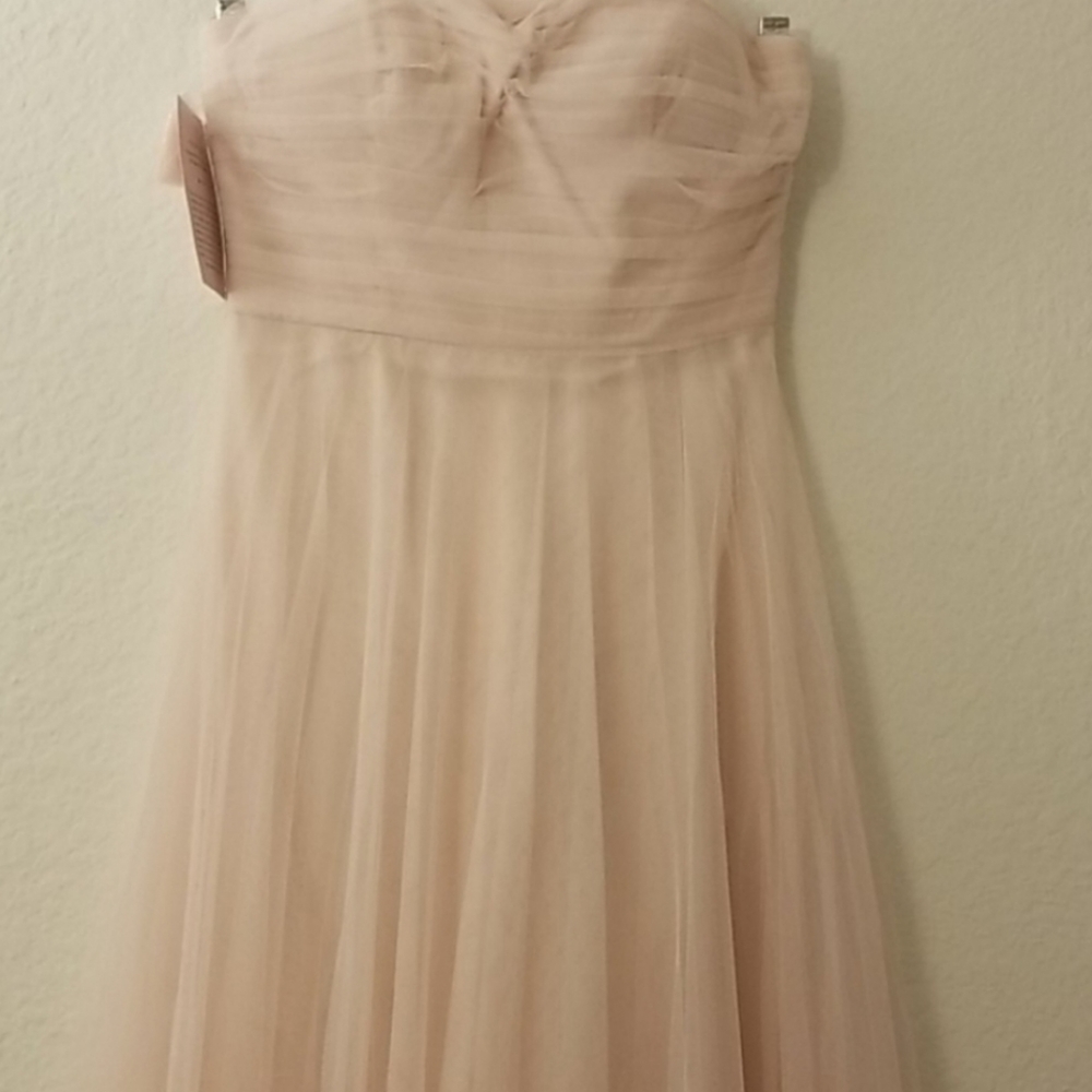 BHLDN × Jenny Yoo Ryder Strapless Open Back Convertible Dress Size 2 Blu… - Picture 8 of 8